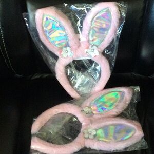 New 2 Bunny Rabbit Ears Headband